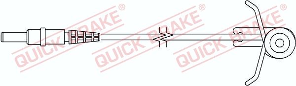 QUICK BRAKE Indikators, Bremžu uzliku nodilums WS 0186 A